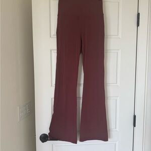 Lululemon Burgundy High Waist Flare 4